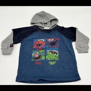 Nannette Sesame Street Elmo Long Sleeve T Shirt Kids Boy Toddler Baby Y2K 18mos